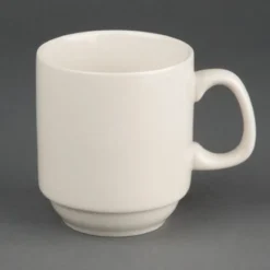 Tasse Empilable Ivory 285ml Lot de 12 Olympia
