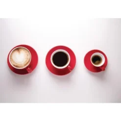 Tasse à Expresso 100ml Rouge Lot de 12 Olympia