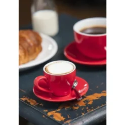 Tasse à Expresso 100ml Rouge Lot de 12 Olympia