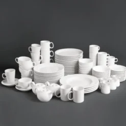 Tasses à cappuccino blanches 284ml Olympia - Vendues par 12