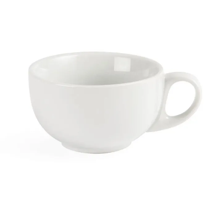 Tasses à cappuccino blanches 200ml Olympia - Boite de 12