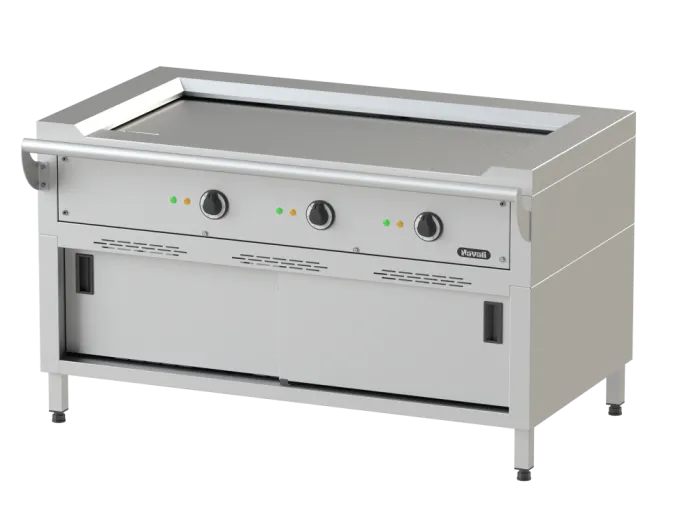 TEPPAN YAKI ELECTRIQUE SOUBASSEMENT - ACIER FE 510 - 14.3 kW - NAYATI