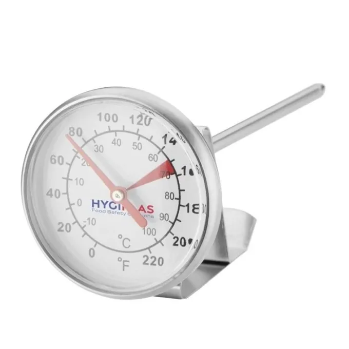 Thermomètre à Café et à Lait 125 mm - Hygiplas