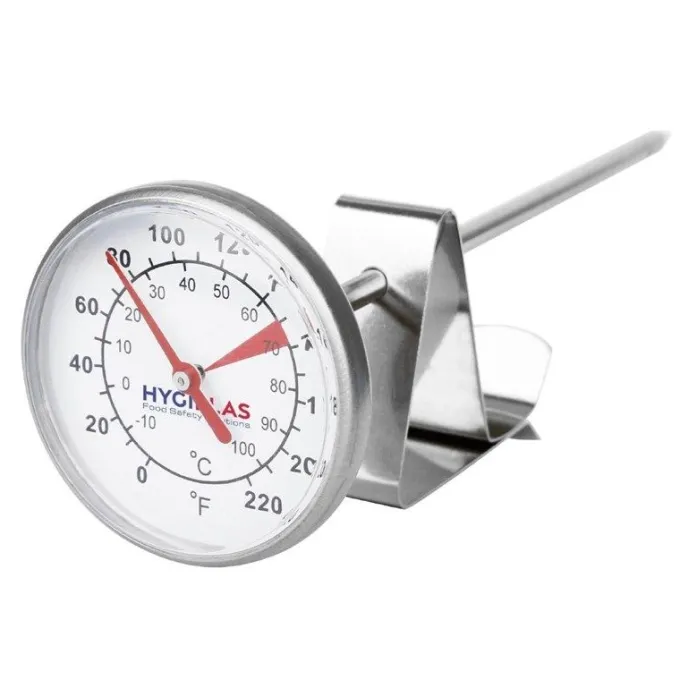 Thermomètre à Café et à Lait 125 mm - Hygiplas