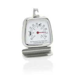 Thermomètre de réfrigérateur en Acier Inoxydable L 85 mm H 85 mm - Was Germany