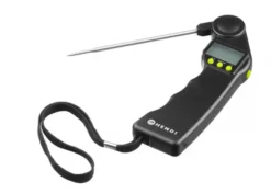 Thermomètre numérique avec sonde pliable, Noir, 160x55x(H)20mm - Hendi