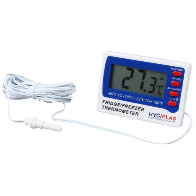 Thermomètre Numérique pour Congélateur et Réfrigérateur - Hygiplas