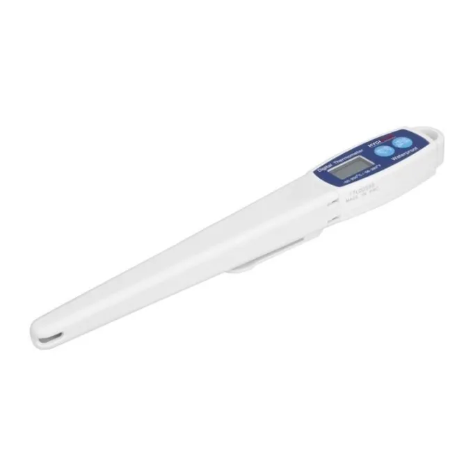 Thermomètre Numérique Résistant à l'Eau Sonde Inox - Hygiplas