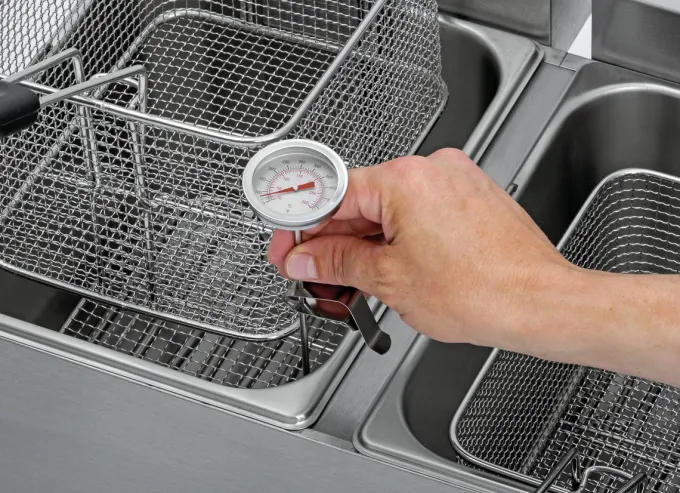 Thermomètre pour Friteuse en Inox Sonde 30 cm - Bartscher