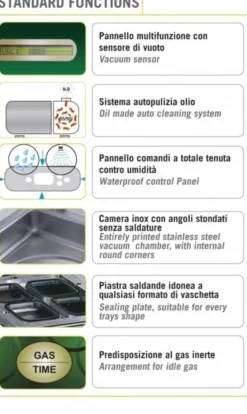 Thermoscelleuse Professionnelle À Barquette - Termovac VG 800 LCD - Lavezzini