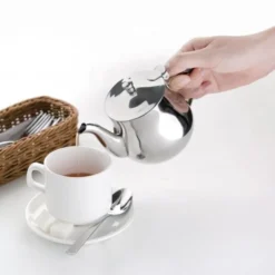 Théière en inox miroir marocaine 500 ml Olympia
