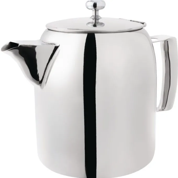 Théière inox poli Olympia Cosmos - 570 ml