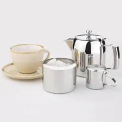 Théière inox poli Olympia Cosmos - 570 ml