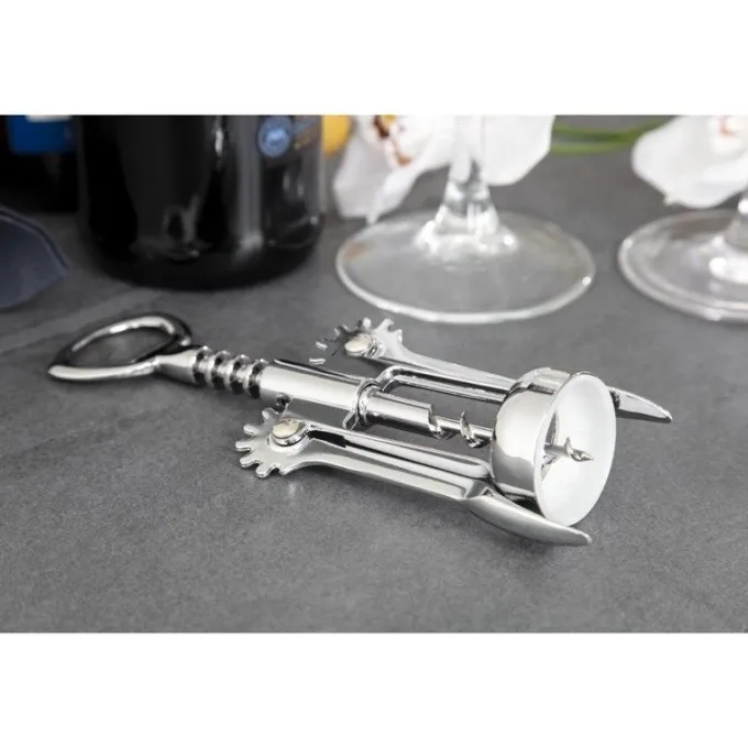 Tire-bouchon à levier professionnel inox