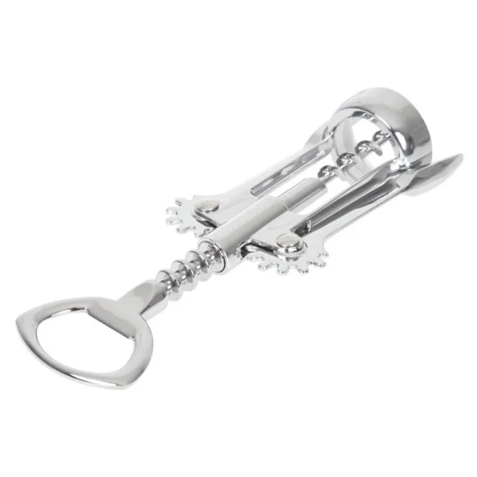 Tire-bouchon à levier professionnel inox