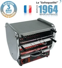 Toaster Professionnel multifonction avec régulateur - Junior 2 étages - 400 V - Sofraca
