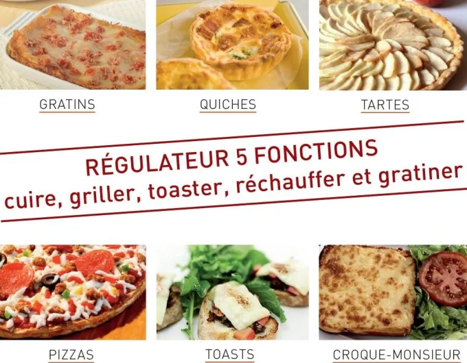 Toaster Professionnel multifonction avec régulateur - Junior 2 étages - 400 V - Sofraca