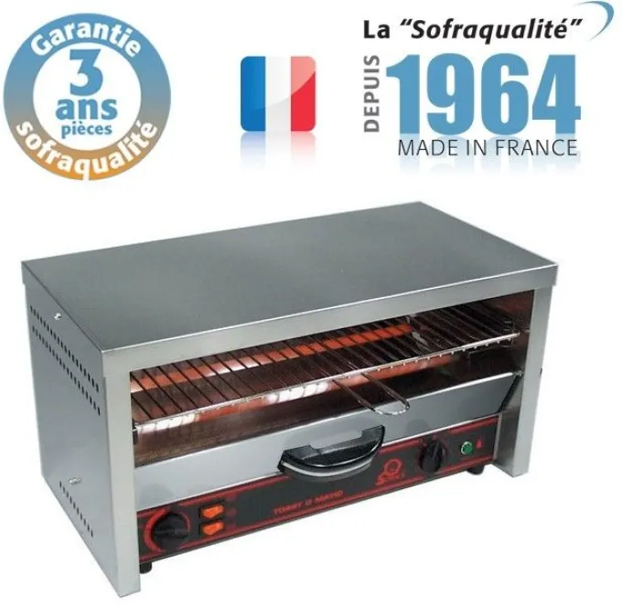 Toaster Professionnel O.Matic master 501 - 1 étage - 400 V - Sofraca