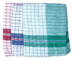 Torchon à Vaisselle 50x70 cm 100% Coton - Lot de 9 Sachets de 10 - Tampel