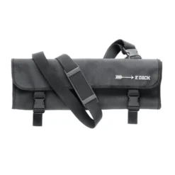 Étui à Couteaux en Tissu Noir avec Sangle - 11 Pièces - Dick
