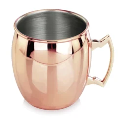 Verre à Moscow Mule Aspect Cuivre Lisse H 90 mm Ø 87 mm - Was Germany