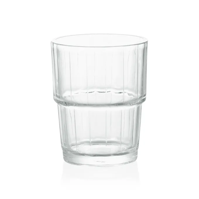 Verre universel Hambourg en Verre trempé H 88 x Ø 55 mm - Lot de 6 - Was Germany