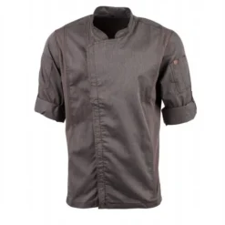 Veste de Cuisine Mixte Légère à Fermeture Eclair Hartford Urban Gris Graphite S - Chef Works
