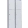 Vestiaire Multicasiers Acier 2 Colonnes 6 Cases - L 600 mm