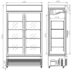 Vitrine a Boisson 750 L - Combisteel