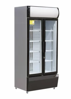 VITRINE A BOISSONS R290 +1/+10°C 2 P. BATTANTES
