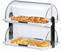 Vitrine buffet avec ouverture des 2 côtés - H 415 mm - Bartscher