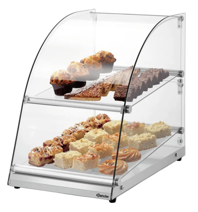 Vitrine Buffet 2 Niveaux - 70 Litres - Bartscher
