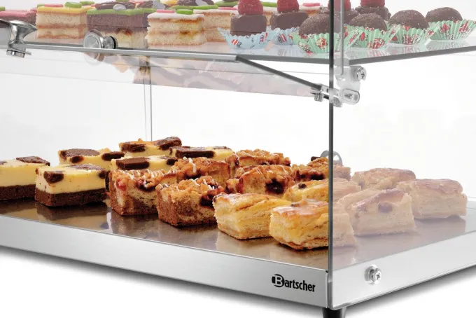 Vitrine Buffet Professionnelle 5400 2E-K - 2 Niveaux - Bartscher