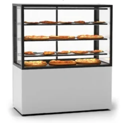 Vitrine Chaude avec Base 120 - 1200 x 600 x 1400 mm et Sans Accès Frontal - 3 étagères Réglables - Sayl