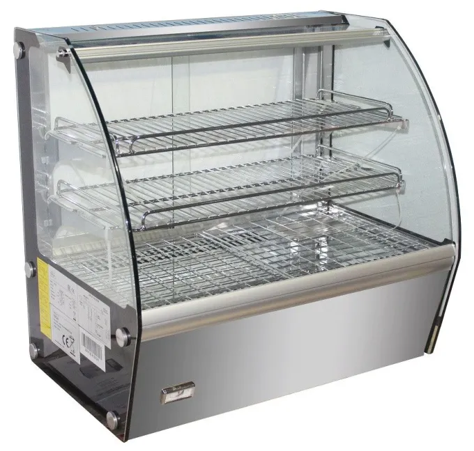 Vitrine Chaude avec 2 Etagères - 120 L - Combisteel