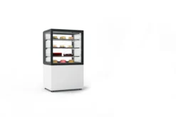 Vitrine Chaude 4 Faces avec Base 60 Serie Integra - 600 x 600 x 1100 mm et avec Accès Frontal - Sayl
