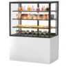 Vitrine Chaude 4 Faces avec Base 100 Serie Integra - 1000 x 600 x 1400 mm et Avec Accès Frontal - Sayl