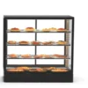 Vitrine Chaude 4 faces Série Sahara Integra base 100 - Accès Frontal et Arrière - 3 Etagères - Sayl
