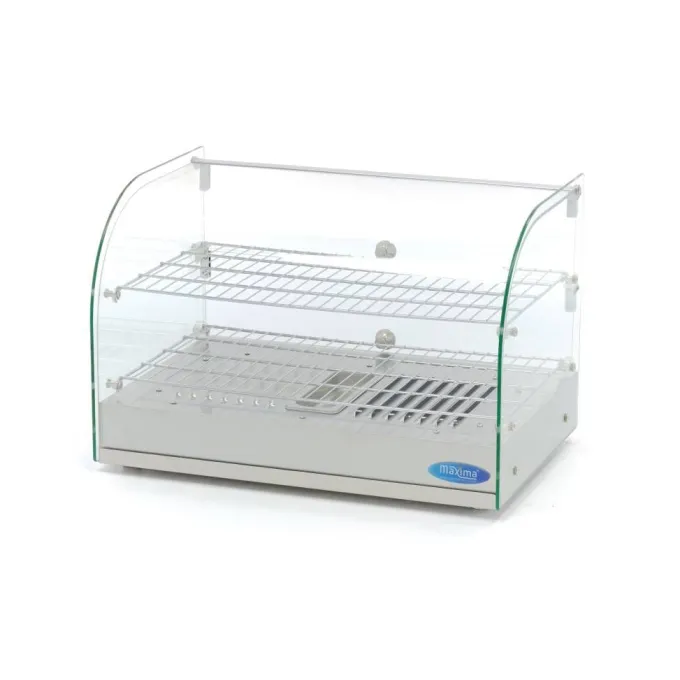 Vitrine Chaude - 45 L - 55 cm - 2 Étagères - Maxima