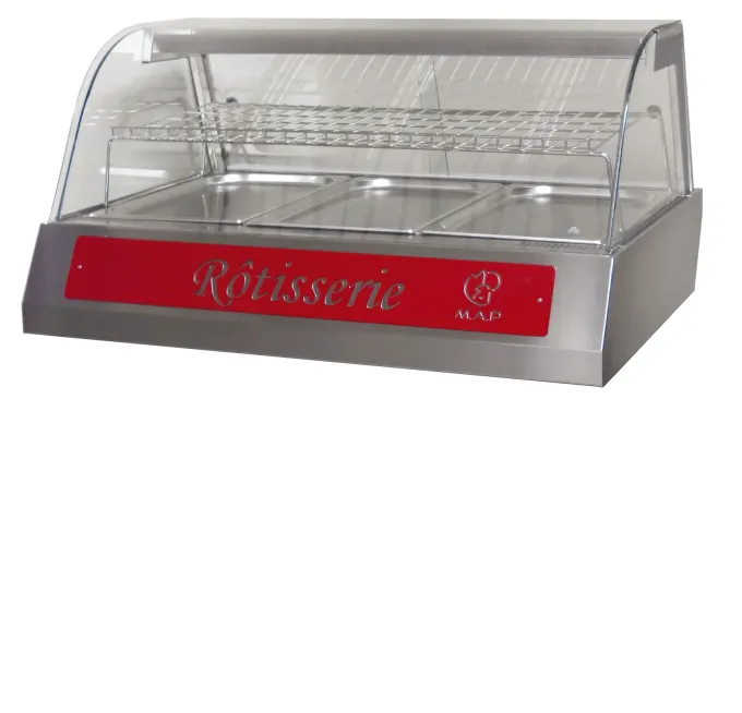 Vitrine Chaude Map Hot 1080 / 3 X Gn1/1 - MAP