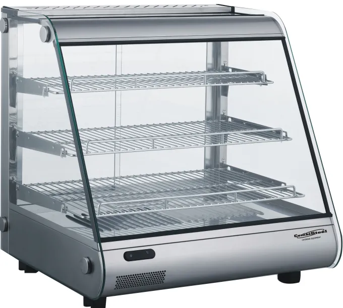 Vitrine Chaude Professionnelle - 3 Niveaux - Combisteel
