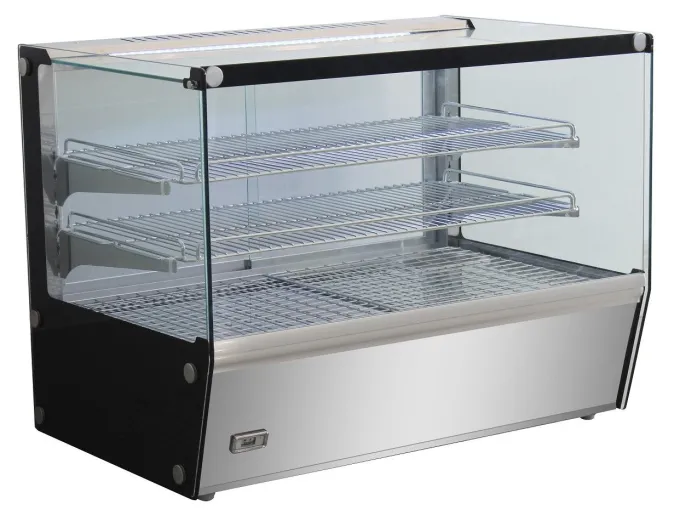 Vitrine Chaude Self-Service 4 Faces Vitrées - 137 L - Combisteel
