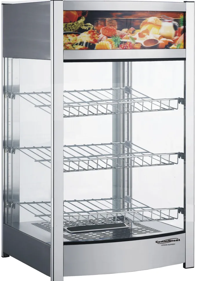 Vitrine chaude - 3 étages 97 Litres - Combisteel