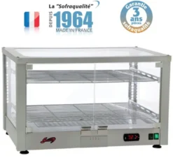 Vitrine chaude ventilée - 3 niveaux - Sofraca