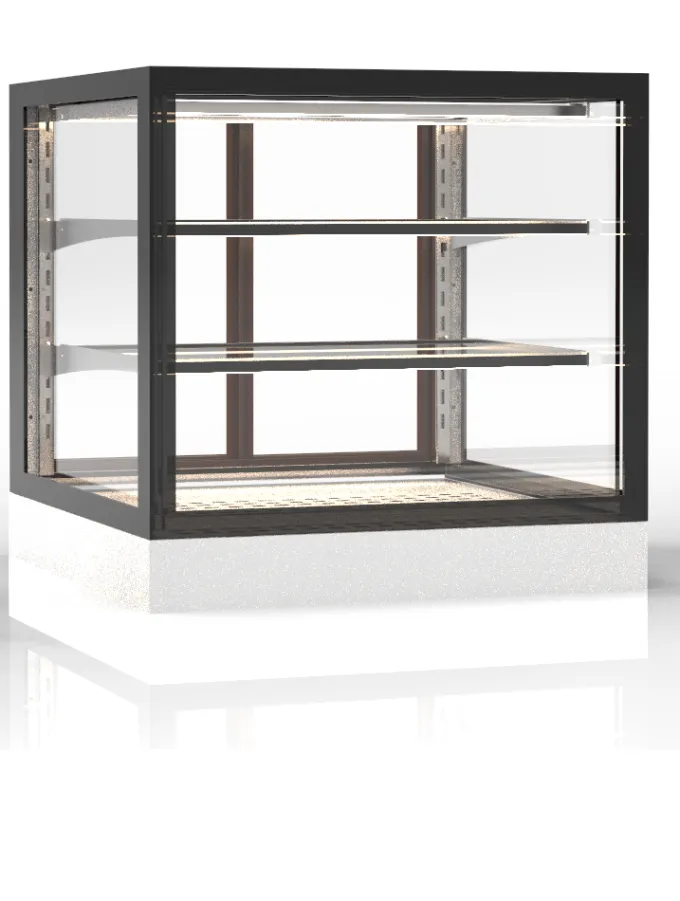 Vitrine Chaude Vitrée Série Integra 2 Niveaux - 600x600 mm - SAYL