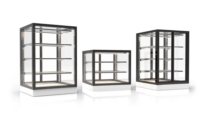 Vitrine Chaude Vitrée Série Integra 2 Niveaux - 600x600 mm - SAYL