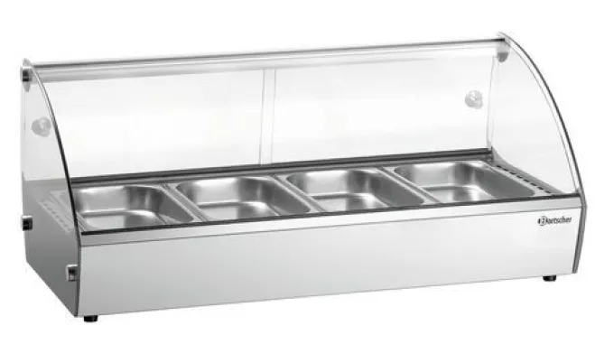 Vitrine chaude - 4 x GN 1/3 - Bartscher