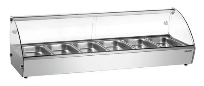 Vitrine chaude - 6 x GN 1/3 - Bartscher