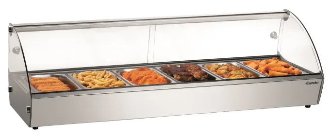 Vitrine chaude - 6 x GN 1/3 - Bartscher