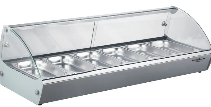 Vitrine Chaude - 6 x GN 1/3 - Combisteel